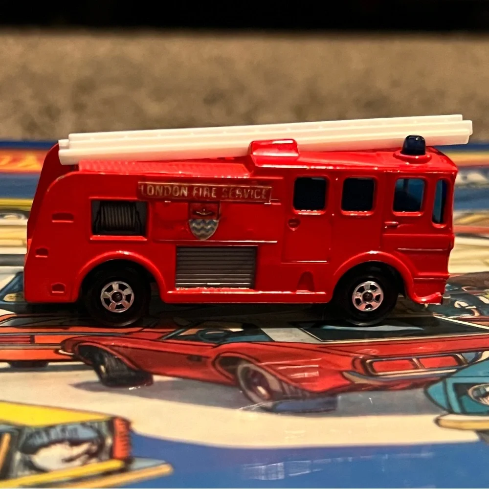 Vintage Matchbox No. 36 Merryweather Fire Engine 1969 Lesney England